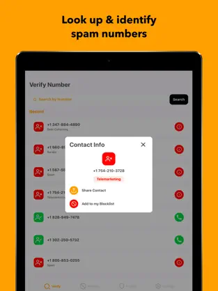 Captura 2 Block Spam & Private Callers iphone