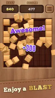 woody cube 3d block puzzle iphone screenshot 3