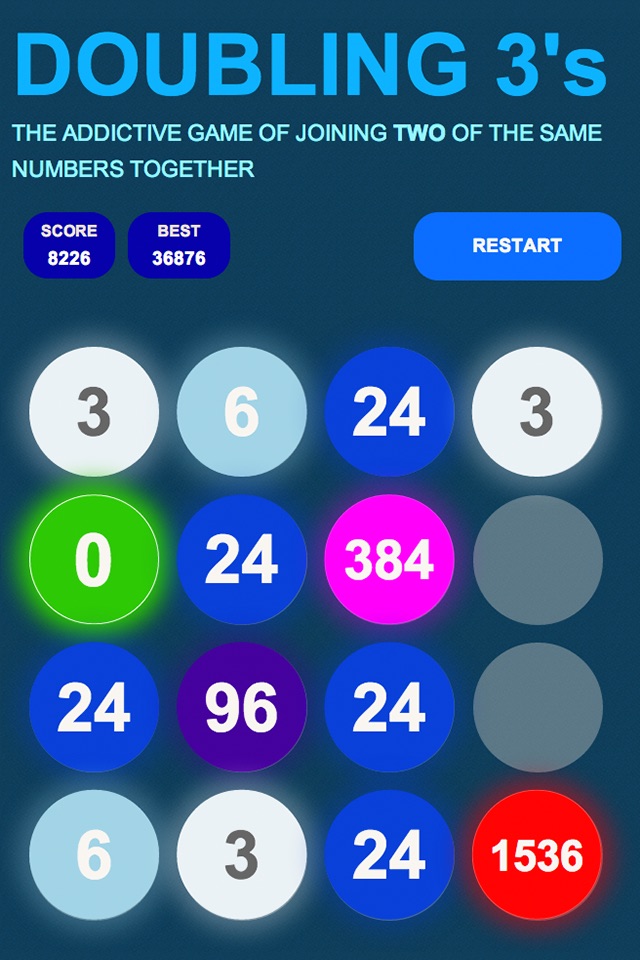 Doubling Threes screenshot 3