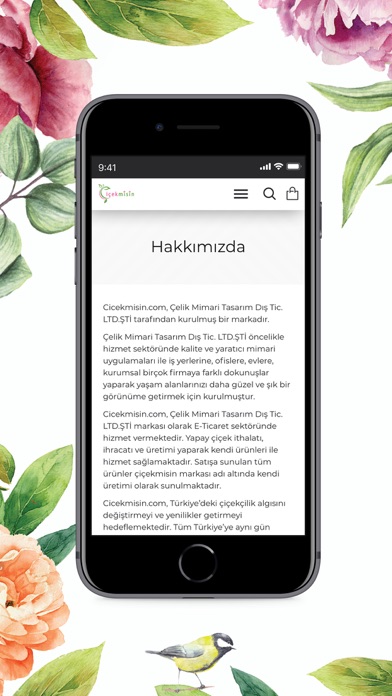 Çiçekmisin – Hediye & Çiçek Screenshot
