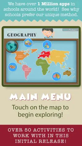 Game screenshot Montessori Geography School Ed apk