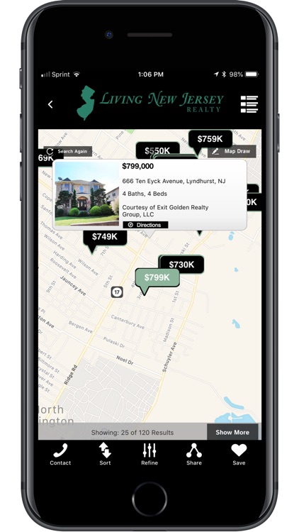 Living NJ Realty Home Search