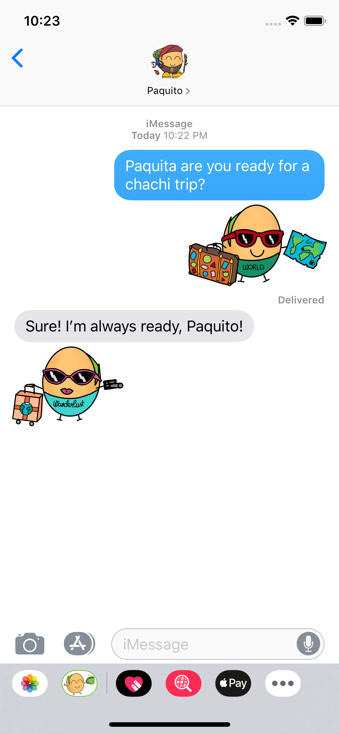 Paquitos Stickers: Moments