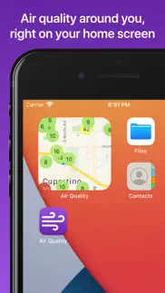 air quality reader iphone screenshot 2