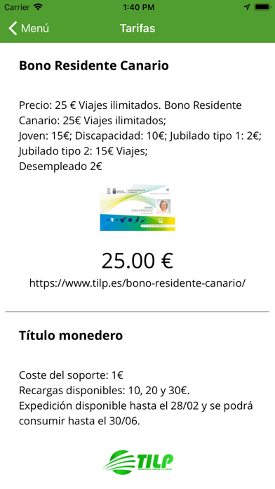 Transportes Insular La Palma Screenshot