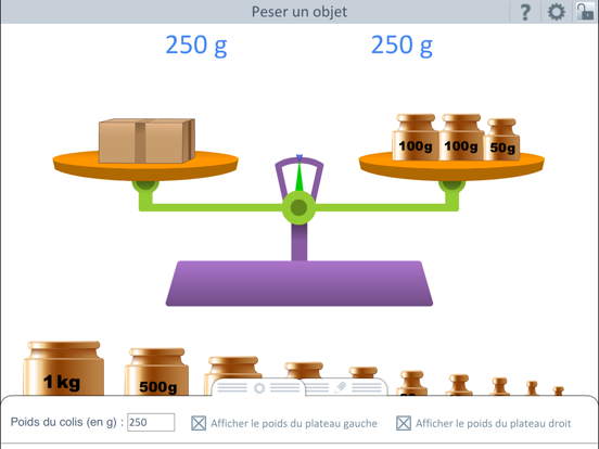 Screenshot #5 pour École : Peser des objets
