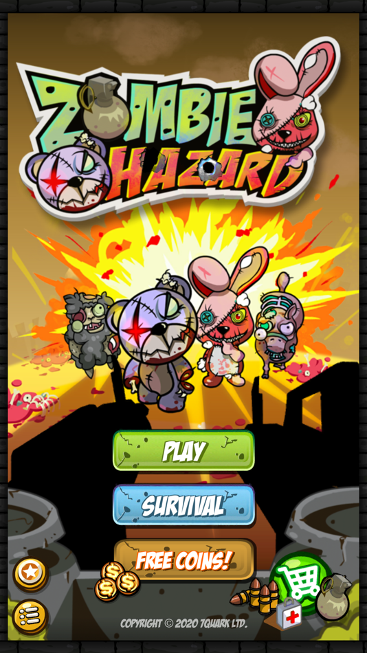 #1. Zombie Hazard (iOS) 由: 7QUARK LTD.