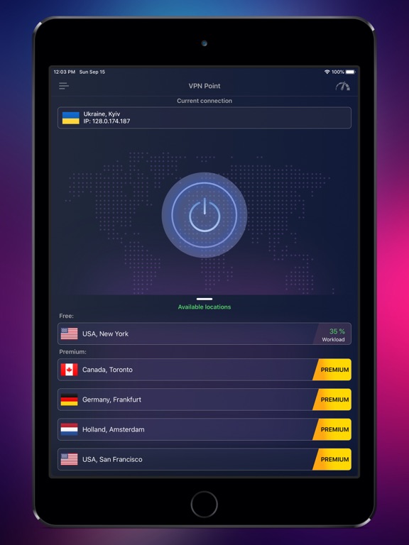 Screenshot #4 pour VPN Point - Fast & Safe VPN