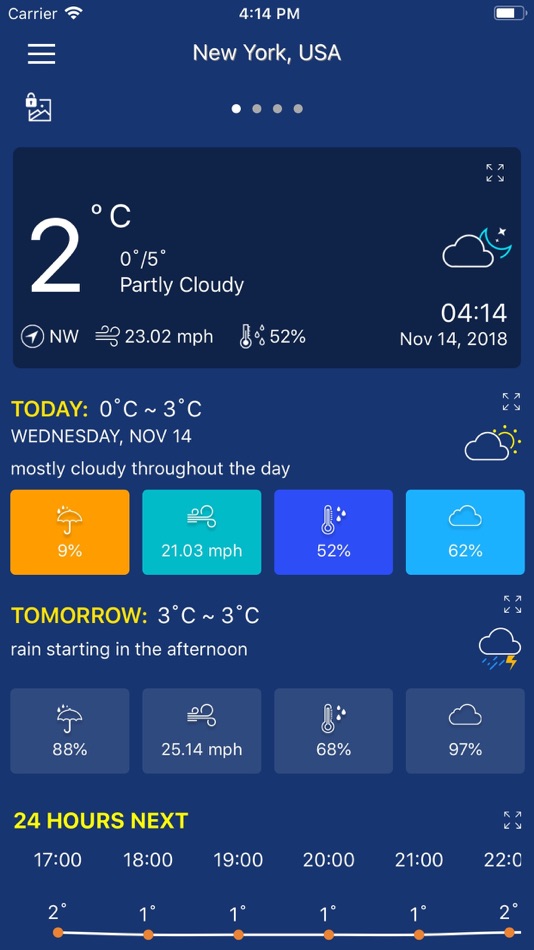 #7. Accurate Weather forecast pro (iOS) Podle: Hieu Nguyen