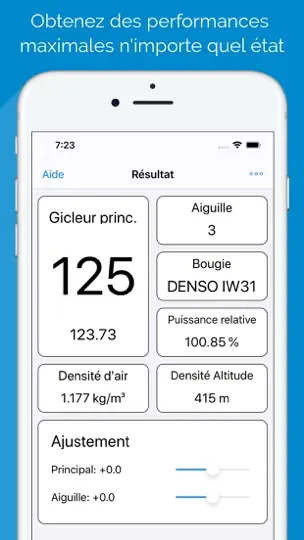 Capture d'écran de Carburation Pour Rotax Max EVO sur iPhone 1