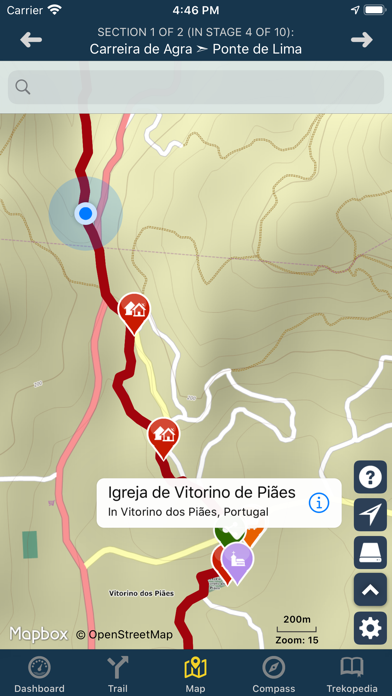 TrekRight: Camino Portugués Screenshot