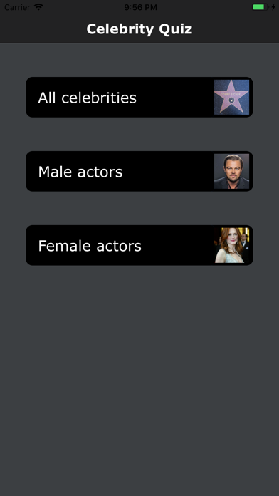Movie Actor Quiz. Guess a star screenshot 3