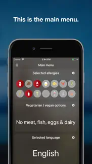 allert - for food allergies iphone screenshot 2
