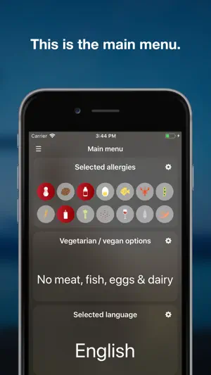 Allert - for food allergies screenshot 2