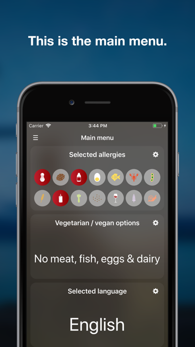 Allert - for food allergies Screenshot