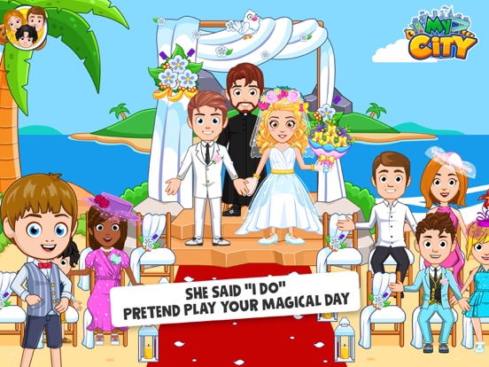 My City: Dream Wedding Party iPad screenshot 2 - Education app