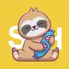 Sleepy Sloth Stickers delete, cancel