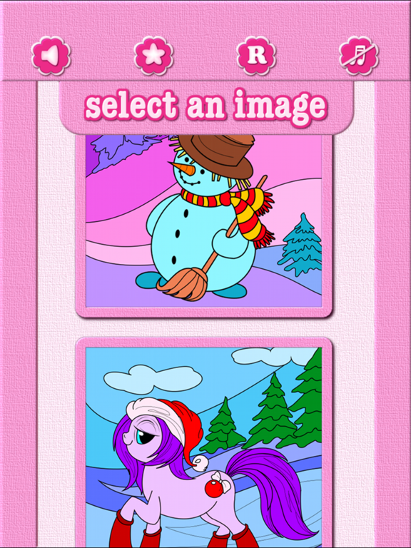 Christmas Coloring Book Games iPad screenshot 5 - Games app