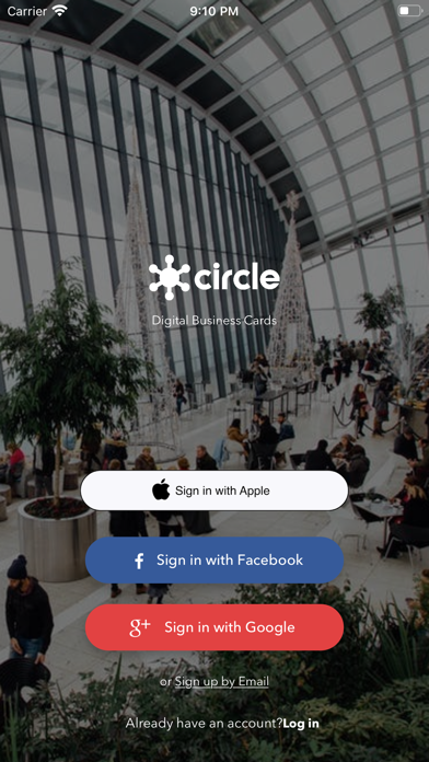 Screenshot #1 pour Circle - Digital Business Card