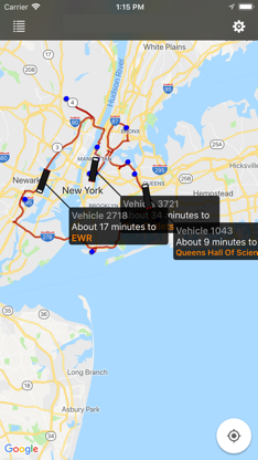 Gateway Global Shuttle Tracker screenshot 1