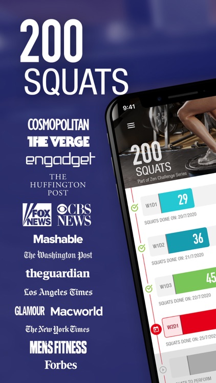 0-200 Squats Trainer Challenge
