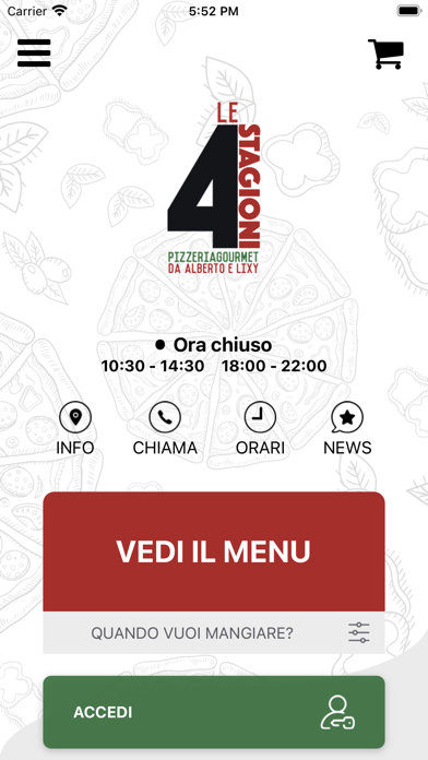 Pizzeria le 4 stagioni Screenshot
