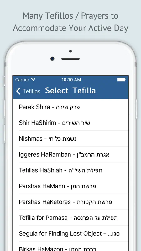 Tefilla Pack - אוצר תפילות screenshot 1 of 3