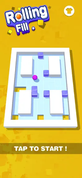 Game screenshot Rolling Fill: Push Cubes Hole mod apk