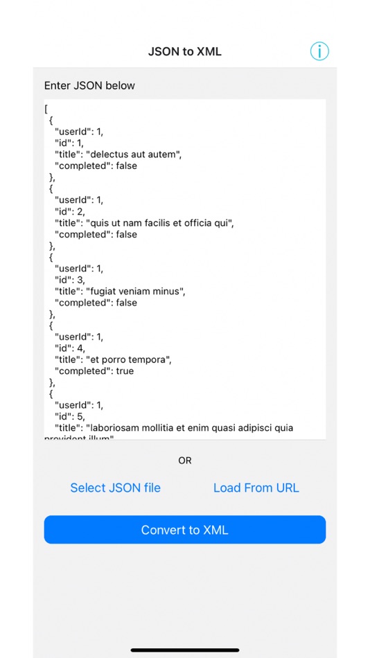 #2. JSON to XML Converter (iOS) 게시자: Mohammed Aadhil