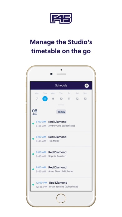 F45 Glofox Pro Screenshot
