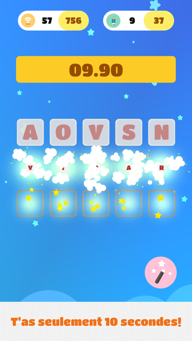 Screenshot #2 pour 10 Secondes: Puzzles de Mots