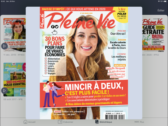 Pleine Vie Magazine iPad screenshot