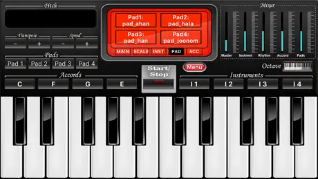 Keyboard Instrument Simulator