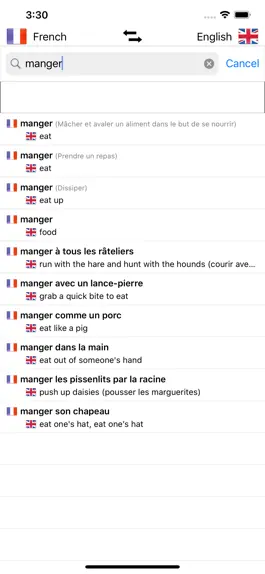 Game screenshot French-English Dictionary mod apk