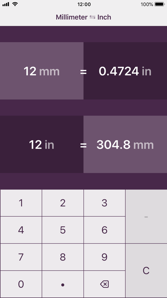 #2. Millimeters to Inches (iOS) 由: Thomas Pelster
