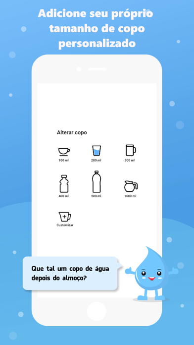 Lembrete de beber agua e alert screenshot 2