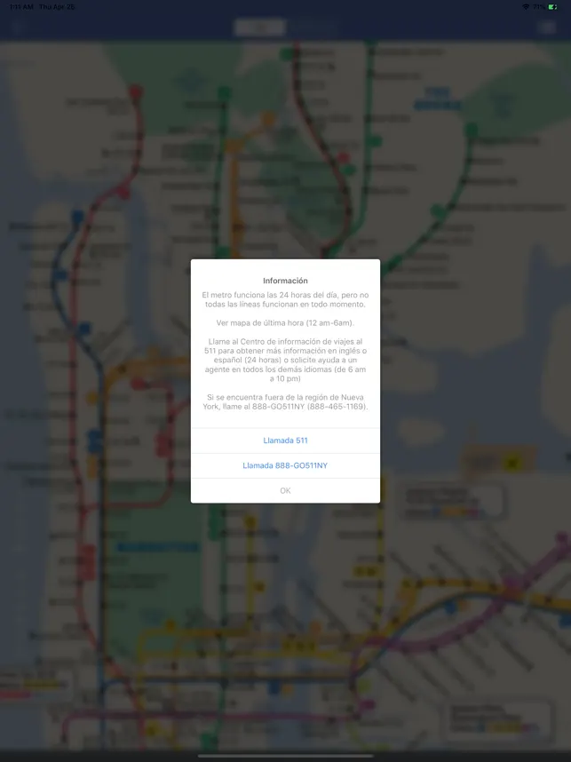 Captura 2 Nueva York Metro Mapa desconec iphone