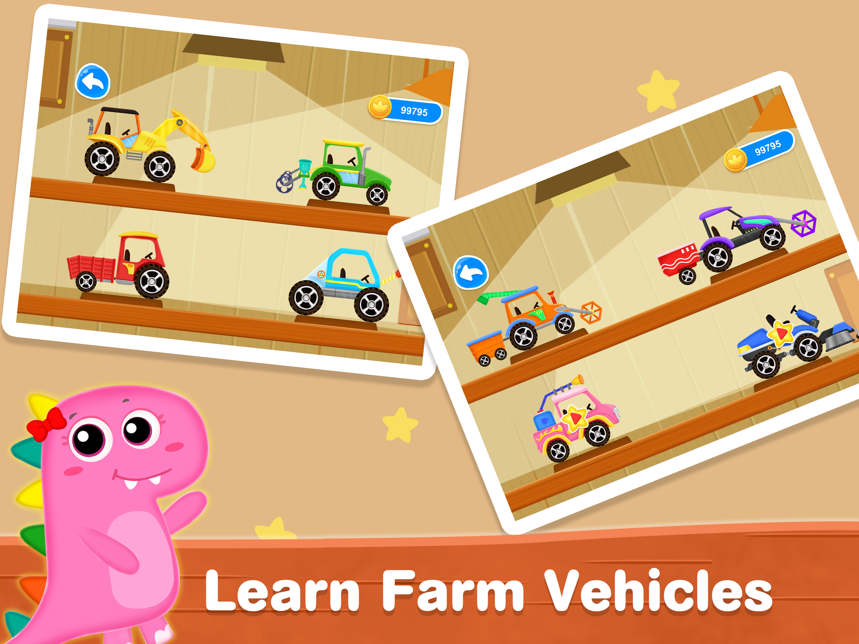 Dinosaur Farm Truck Drive Game