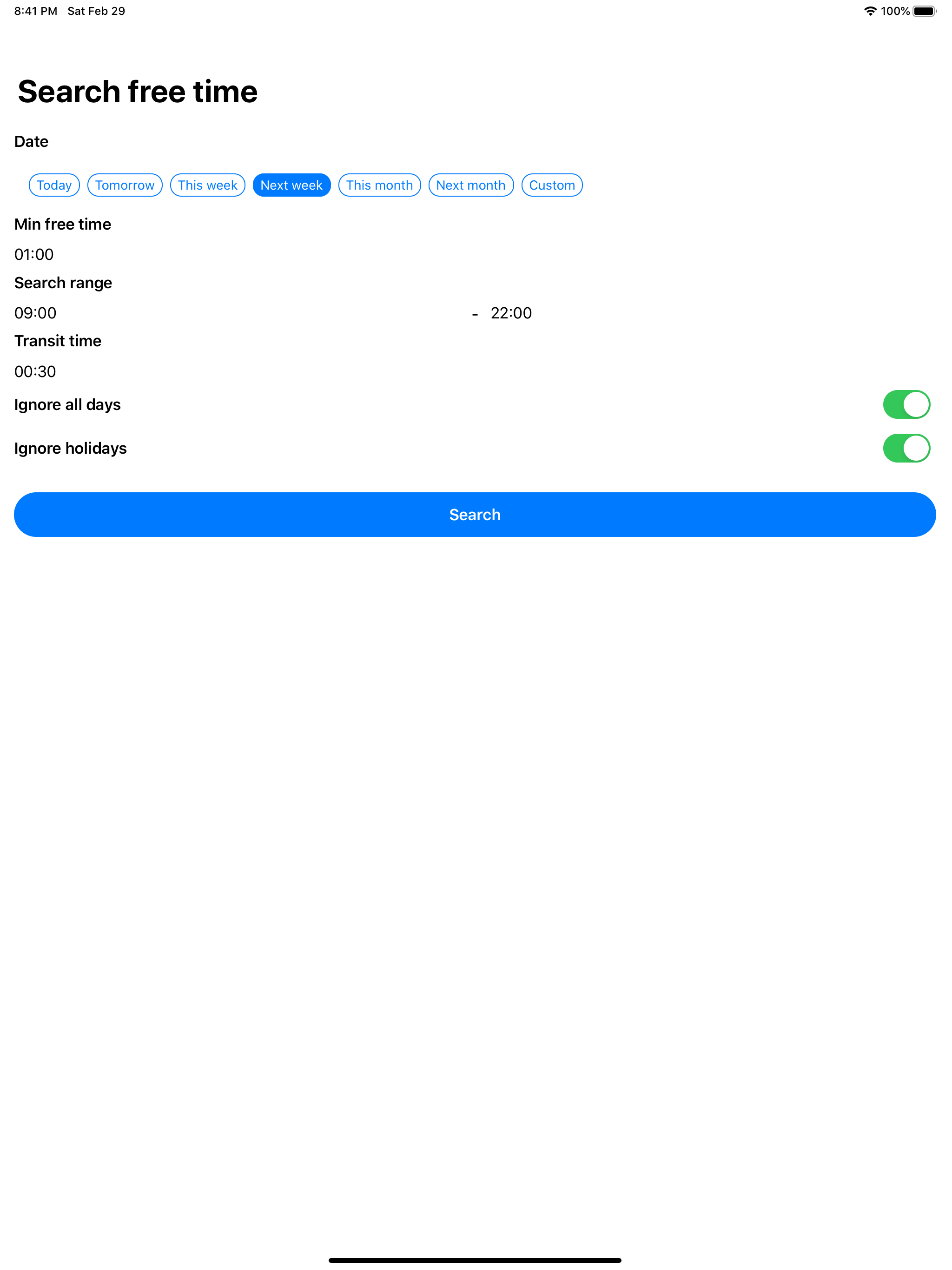 Free Time Picker screenshot 6
