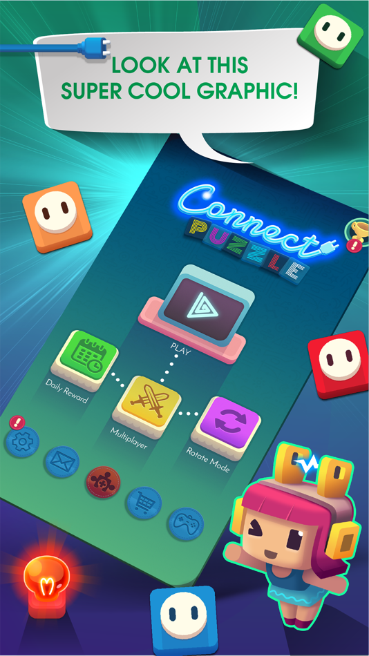 #2. Connect Puzzle: Color Lights (iOS) 来自: Onetap Co.,Ltd