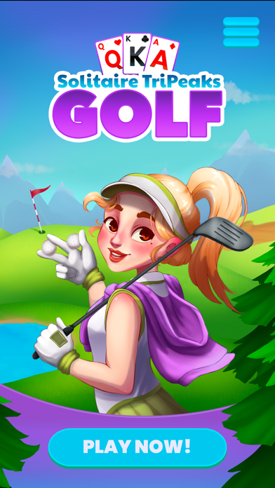 Golf Solitaire TriPeaks Cards! screenshot 1