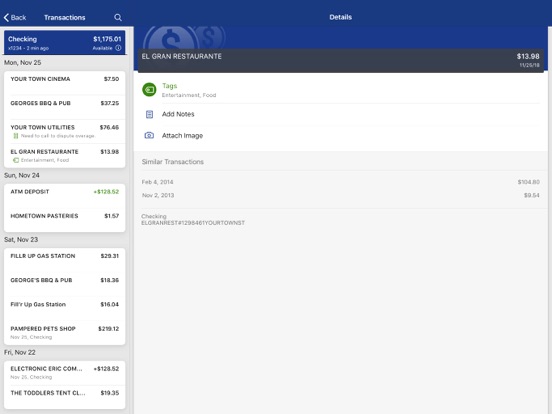 My M1FCU Mobile iPad screenshot 3 - Finance app