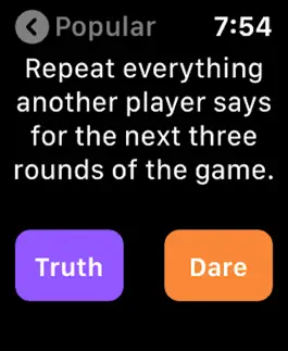 Game screenshot Truth or Dare Watch hack