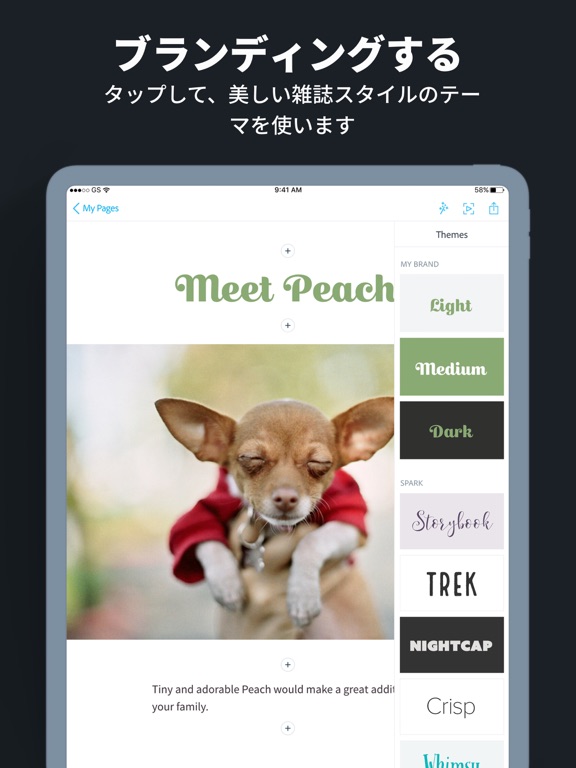 Adobe Spark Pageのおすすめ画像6