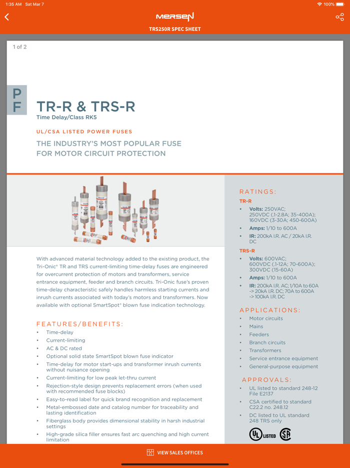 Mersen Product Recognition App