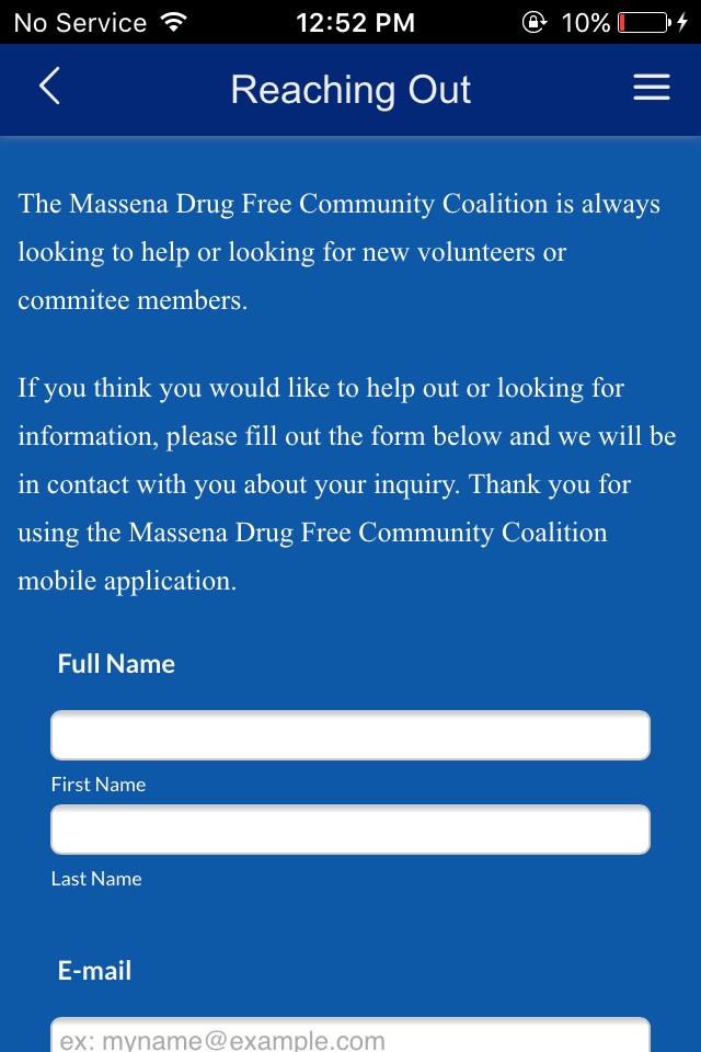 Massena Drug Free Coalition screenshot 3