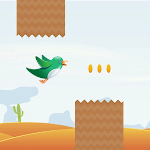 Tiny bird-adventure game icon