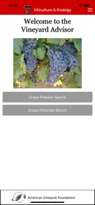 TTU Vineyard Advisor screenshot #1 for iPhone