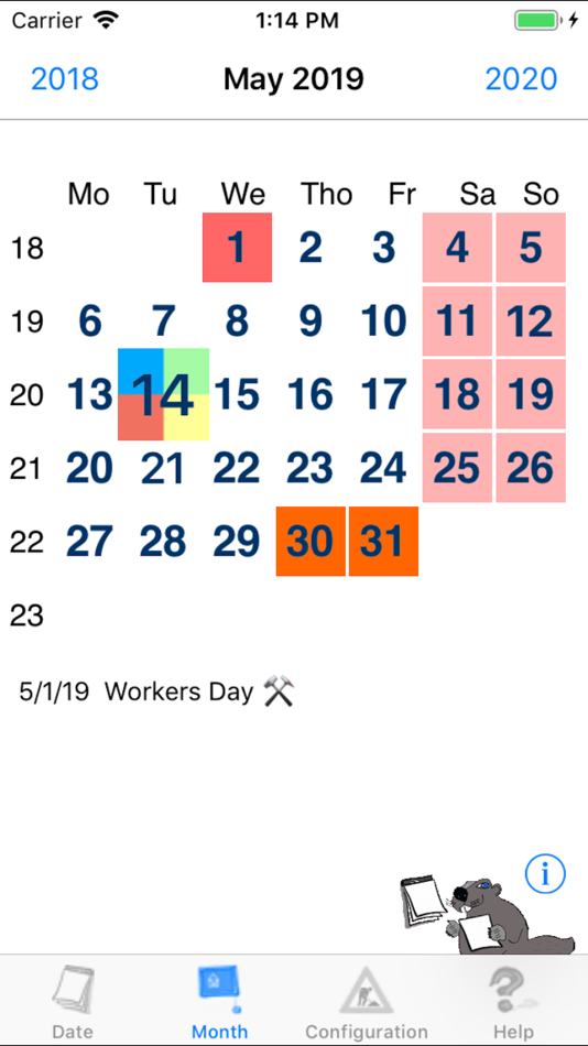 #2. Diary Calendar (iOS) 由: Hans Joachim Gerhardt
