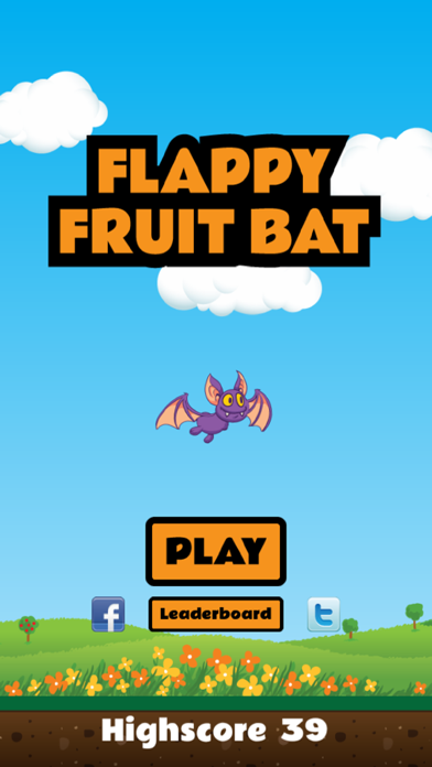 Screenshot #1 pour Flappy Fruit Bat